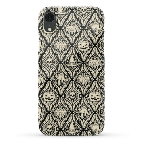 Spooky Vintage Halloween Pattern Phone Case